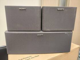 Ss-cn62 Sony Surround Sound Speakers - Rear And Center Channel Ss-u31 Used