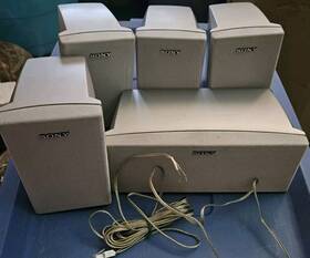 Ss-msp761 Sony Ss-cnp761 And 5-piece Home Theater Speaker Set