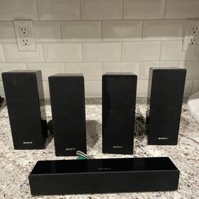 Ss-tsb105 Sony Ss-ctb102 Surround Sound Speakers - Fronts Rears And Center