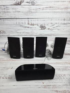 Ss-tsb118 Sony Ss-ctb113 Speakers 2 Front R And L Sur 1 Center Lot Of 5