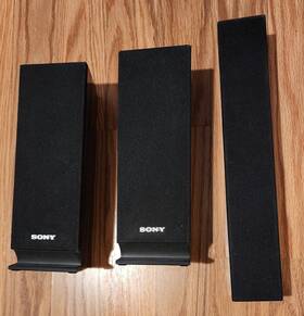 Ss-ctbl01 Sony Speaker System Right Left And Center Speakers / Good Working Condition