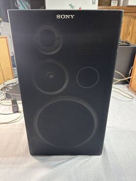 Ss-d115 Sony Pair Of Speakers/ 6 Ohm-70 Watts Black Wood Tested Read Desc