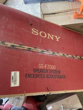 Ss-f7000 Sony Speaker System