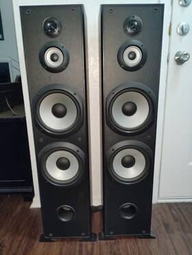 Ss-f7000p Sony Tallboy Tower Speaker System Excellent