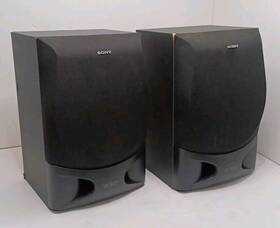 Ss-g102 Sony Bookshelf 2 Way Speaker System Bass Reflex Set Of Tested Works