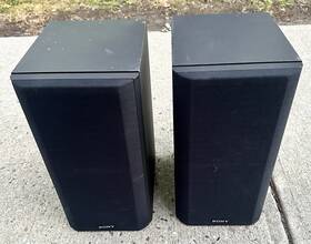 Ss-h2600u Sony 3 Way Bookshelf Speakers 6 Ohms Impedance 70w Hi-fi Stereo