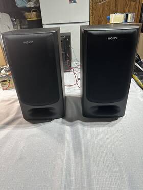 Ss-h3800n Sony Ss-h3800 Matching Pair Of Speakers Great Condition And Fantastic Sound