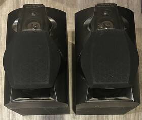Ss-l80 Sony Bookshelf Speaker Pair Black Working Condition. Tested