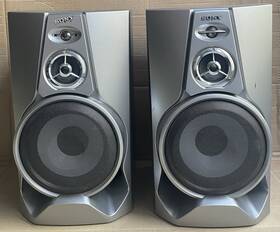 Ss-m500 Sony Av Speakers 3 Way Bass Reflex System 6 Ohms Gray Tested Working