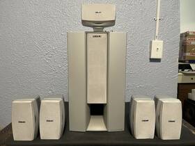 Ss-ms525 Sony 5 Satellites Surround With Powerful Subwoofer Rare Ss-ms525 Sony 5 Satellites Surround With Powerful Subwoofer Rare