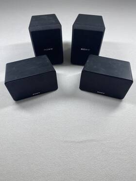Ss-msp900 Sony Speaker System 2 Front And Ss-sr15 Back Tested Work