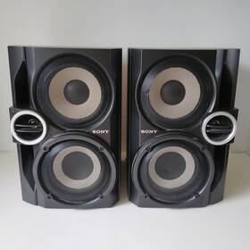 Speakers-6 Sony Ss-rg70av Stereo Speakers- Left And Right Main Ohm