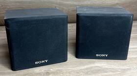 Ss-rs301 Sony Speakers 4 Inch Home Speaker System Black Pair Cube Work