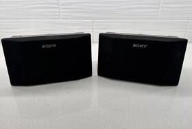 Ss-rs360 Sony Pair Home Theater Surround Sound Speakers 8 Ohm Black Set
