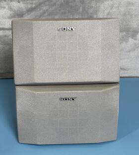 Ss-rs370 Sony Pair Of Speaker System Home Theater Tested And Working