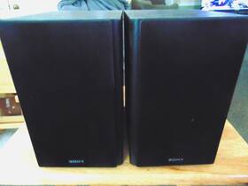 Ss-sbt100 Sony Ss-sdt100 2-way 50w Stereo Bookshelf Speakers 2 Tested/works