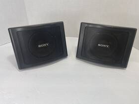 Ss-sr300 Sony Pair Of Speaker System Model Ss- Sr300 Speakers Lot Two Tested