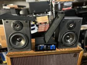 Ss-sr490 Sony Black Bookshelf Speakers 120w Rare