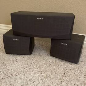 Lbt-900av Sony Ss-sr99d Ss-cn99 Center Speaker And 2 X Ss-sr99 Left Right Speakers Tested