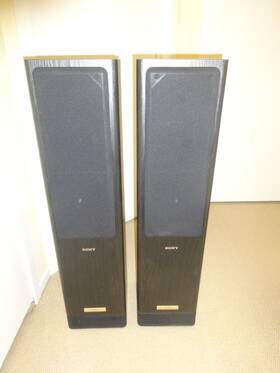 Ss-tl4 Sony Transmission Line Floorstanding Speakers- One Pair Ss-tl4 Sony Transmission Line Floorstanding Speakers- One Pair