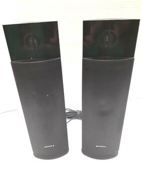 Ss-tsb112 Sony Front Left Right Home Theater Speakers With Wires - Tested