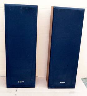 Ss-u451 Sony Clean Working A Floor Standing Speakers