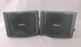Ss-v77 Sony Surround Satalite Speakers 6 Ohms Black Compact Rare Tested