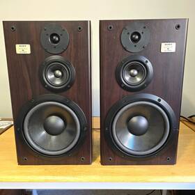 Ss-v9900av Sony Very Rare High-end Powerful 3 Way Speaker System