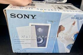 Ss-wl30 Sony In Wall Speakers Pair Of 9-7/8x14-7/8 Model Brand New Open Box