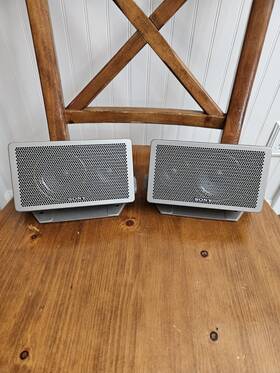 Ss-x1a Sony Micro Speakers. Rare Collector Piece. Very Good Condition Working