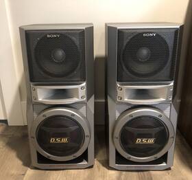 Ss-xg500 Sony Direct Radiating Super Woofer In Silver Ss-xg500 Sony Direct Radiating Super Woofer In Silver