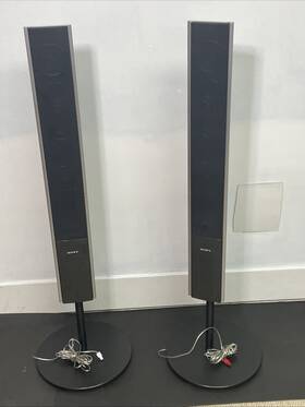 Ss-ts83 Sony Ssts83 Set Of 2 Tower Speakers Right Left 43 Inch Tall Stand With Cords Tested