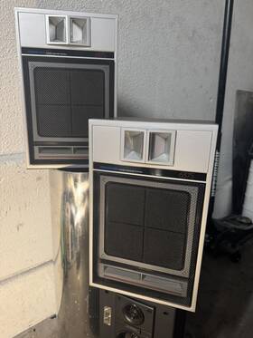 9ah089d Sound Design 637s Soundesign 637a Stereo Speakers Wide Range Usa Made