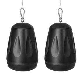 Sound Town 810062039968 2-pack 4 Inch All-weather Pendant Speaker Ip66 Black Stpds-4b-pair