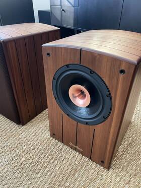 Sc8b Soundartist Sound Artist - 8 Inch Coaxial Hifi Bookshelf Speakers Mint Audiophile