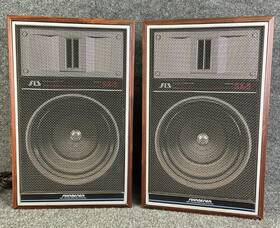 0627bw Soundesign 5-inch Wide High Range Bookshelf Speaker Pair 8 Ohm In Wood