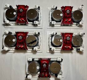 Asm74311 Speakercraft Aim Cinema Lcr3 One Home Theater Audio In-wall Speakers Set Of 5