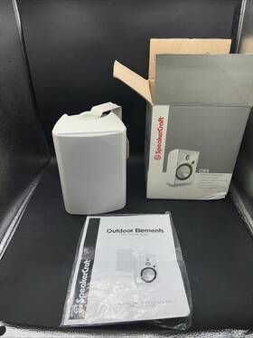 Asm80511 Speakercraft New Oe5 One Indoor/outdoor White Each 100w Asm80511 Speakercraft New Oe5 One Indoor/outdoor White Each 100w