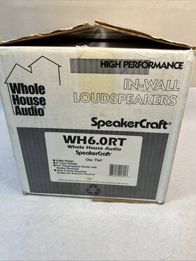 Wh6.ort Speakercraft Speaker Craft High-performance Home In Wall Stereo Loudspeakers Pair