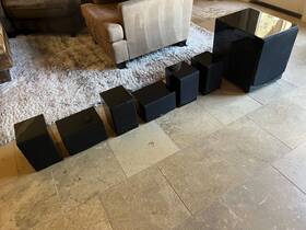 522d Speakers Aperion Intimus Series And Subwoofer Black Gloss