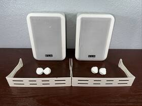 990a-w Speakers Klh 100watt All Purpose Antique White Indoor Outdoor