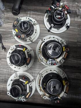 Aswg1 Speakers 8 Inch 6 1/2 White Proficient Polk Audio Mc60 C800 C650 C605 Ceiling