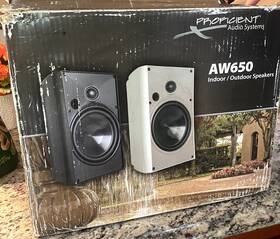 Aw650blk Speakers Proficient - 6.25-inch Indoor / Outdoor 8 Ohm Two Black