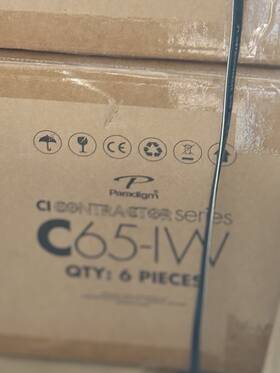 C65iw Speakers Paradigm C65 In Wall 6 Units . Price Is For Each