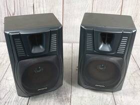 Ca-dw539 Speakers X2 Aiwa Portable Pair Of - Tested Working Free Shipping Used