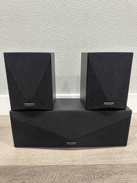 Crs-156 Speakers Kenwood Center Speaker 2 Rear Set Tested Working