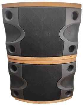 Cs-252v Speakers Pair Of Bmb Karoake 250w 8 Tested