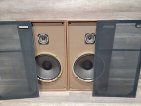Cs-g103 Speakers Pioneer 2 Way Home Floor Standing Vinyl Wood - Work Good