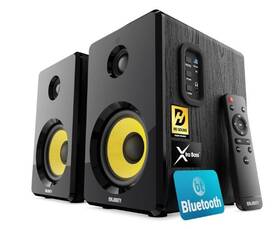 D40x Speakers Majority Powered Bluetooth Bookshelf Studio Monitors