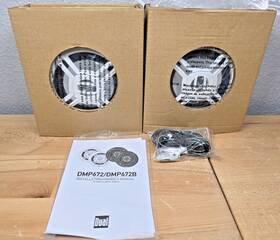 Dmp672 Speakers Dual Pair Marine Cone 6.5 Inch Waterproof New No Box